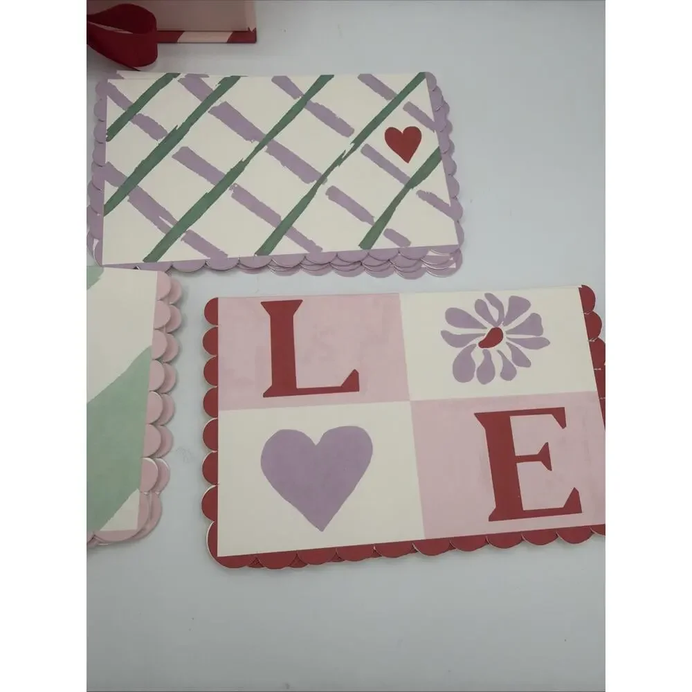 ANTHROPOLOGIE With Love For You Boxed Notecards Note Cards Envelopes Vaisselle